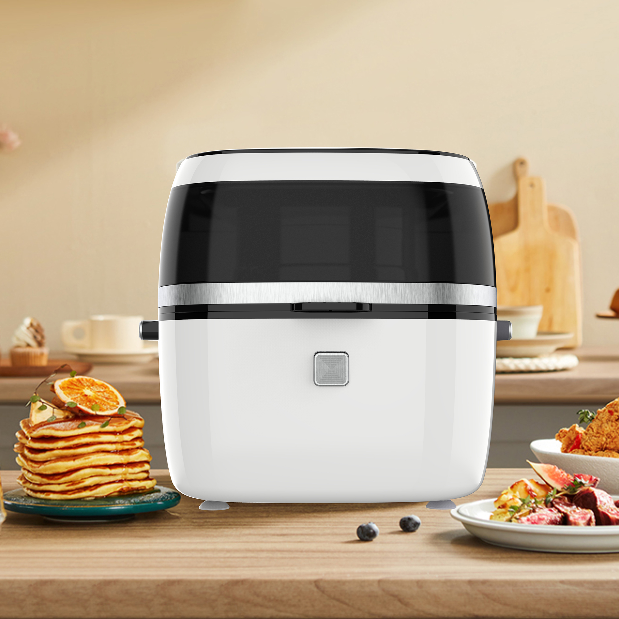 2022 Horní dotykový panel Nastavitelná teplota Elektrická vzduch smažící stroj YYZG-650A