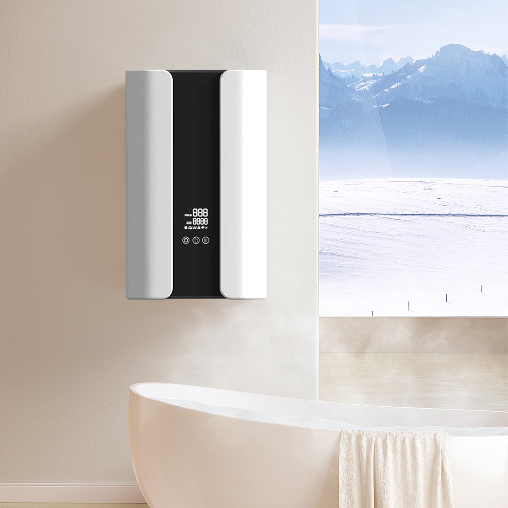 Na zeď namontováno 300 KADR AIR Fresh Ventilation Device Medical Air Purifier YY-B-300