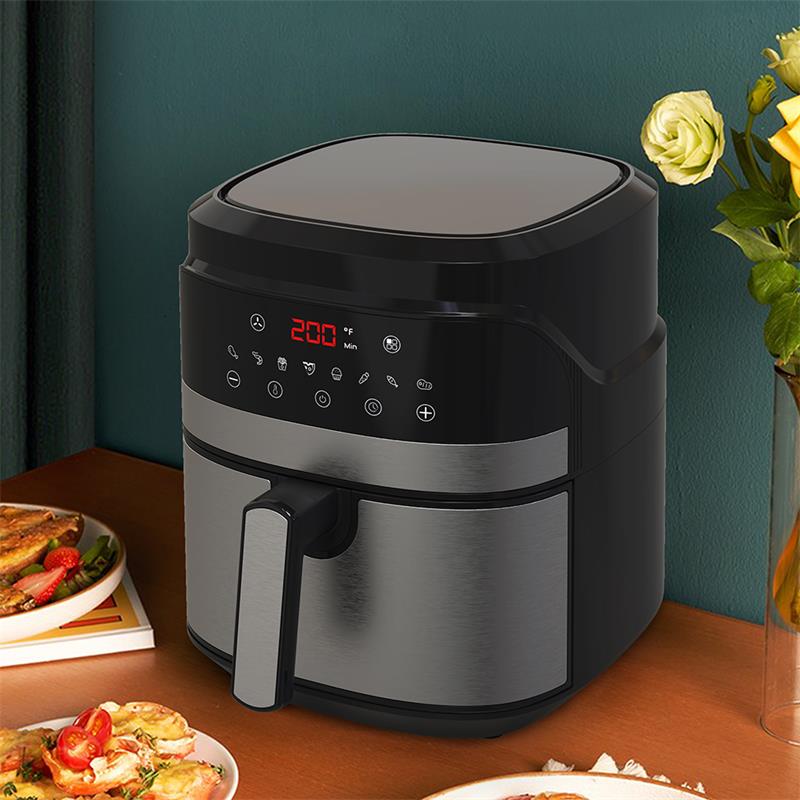 5.5L DOTUCHOVÝ PANEL Digitální teplotní časovač ovládání vzduchu Frityer YYZG-550AS